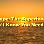 **Tempe: The Superfood You Didn’t Know You Needed**